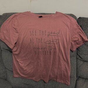 Women’s Top “See the good, Be the light, make the difference”